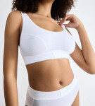 SLOGGI DOUBLE COMFORT - Top z mäkkej organickej bavlny Sloggi WHITE 42