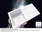 VILLEROY & BOCH VILLEROY & BOCH - Keramický drez Siluet 60 Stone white nástavný 1000 x 510 bez excentra 333601RW