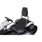 Mamido Detská elektrická motokára Fast 3 Drift biela