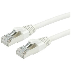Roline 21.15.0852 RJ45 sieťové káble, prepojovacie káble CAT 6a (surový kábel CAT 7) S/FTP 2.00 m sivá dvojžilový tienený, bez halogénov, samozhášavý 1 ks; 21.15.0852