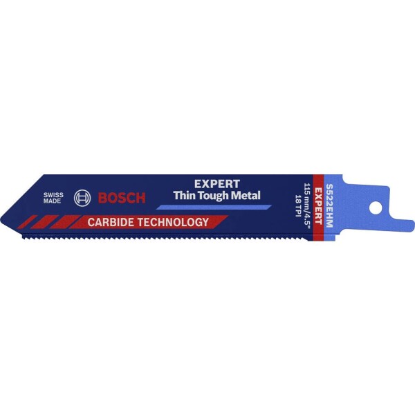 Bosch Accessories 2608900359 EXPERT Thin Tough Metal S 522 EHM kotúč s vratným pohybom, 1 kus Dĺžka rezacieho listu 115 mm 1 ks; 2608900359