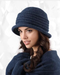 Dámsky set šál + rukavice + čiapka model 163779 - Kamea UNI tmavě modrá