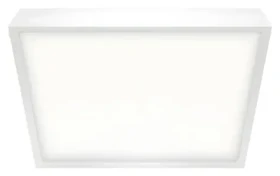 Emithor LENYS II biela / Stropné svietidlo / 24W / 1900lm / 4000K / IP44 / 270x270 mm (SKL000503410)