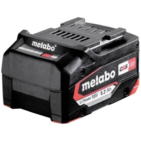 Metabo Li-Power Akkupack 18 V - 5,2 Ah AIR COOLED 625028000 náhradný akumulátor pre elektrické náradie 5.2 Ah Li-Ion akumulátor; 625028000