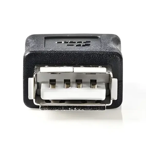 Nedis USB-A adaptér čierna / Adaptér USB / USB-A - USB-A / USB 2.0 / 480 Mbps (CCGB60900BK)