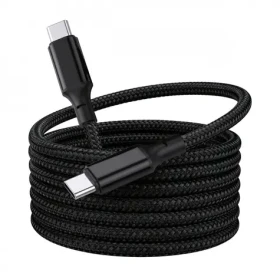 Magnetický kábel USB-C - USB-C 1 m čierny / Kábel / USB-C (M) - USB-C (M) (AKTBXKUCCMAG10B)