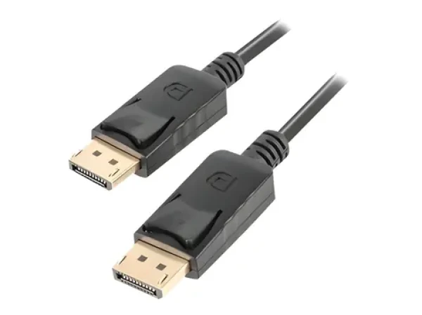 Lanberg DisplayPort M/M 0,5m čierna / Kábel DisplayPort / v1.2 / 4K (CA-DPDP-10CC-0005-BK)