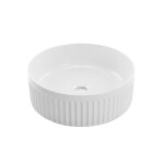 INVENA - Umývadlo na dosku GLAMOUR TREND 36cm biela CE-63-001-C