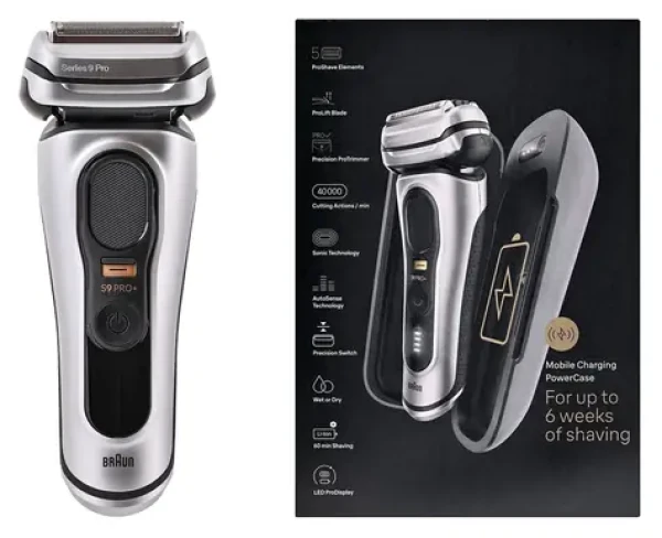 Braun Series 9 Pro+ 9577cc WetDry / Holiaci strojček / Pánsky / Planžetový / 60 min prevádzka / Na tvár (9577cc)
