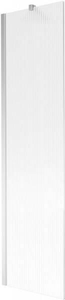 MEXEN/S - Next vaňová zástena FIX 50 x 150, prúžky, chróm 895-050-000-00-09-01