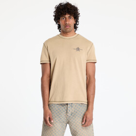 Tričko Tommy Jeans Regular Small Tonal Tee Beige L