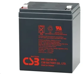 CSB HR1221WF2 / Olovený akumulátor / 12V / 5,1 Ah / F2 (PBCS-12V005.1-F2AH)
