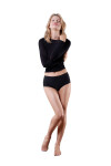 Dámske nohavičky Air black maxi - JULIMEX černá M