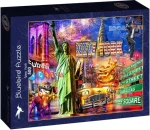 BlueBird Puzzle Krásy New Yorku