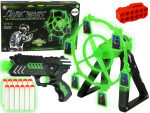 Arkádová hra Rotujúca Glow Shield Glow v Dark Arrow Gun