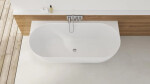 Voľne stojaca vaňa SAT Lesly 170x82 cm liaty mramor LE1700 LE1700