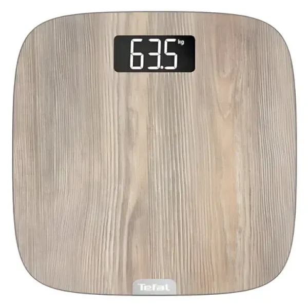 TEFAL PP1600 Origin drevo / Osobná váha / Elektronická / 160 kg / LCD displej / 305 × 305 mm (PP1600)