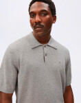 Armedangels Shortsleeve Knit Poloshirt silver melange L
