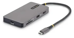 StarTech USB-C Multiport Hub 140W / Rozbočovač / HDMI 4K / Ethernet RJ-45 / 2x USB-A / čítačka kariet (305B-USBC-MULTIPORT)