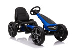 Mamido Mamido Detská šlapacia motokára Mercedes XMX610 modrá | ECO koža | Polohovateľné sedadlo