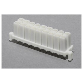 Molex vstavaná zásuvková lišta (štandardná) Počet pólov 18 Raster (rozteč): 4.2 mm 15-24-7187 1 ks Tray; 15-24-7187