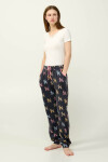 Dámske pyžamové nohavice Printed Cuffed Pants 17933 Vamp dark gray