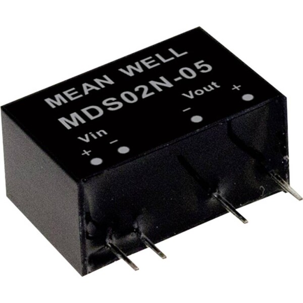 MEAN WELL MDS02L-05 DC / DC menič napätia, modul 400 mA 2 W Počet výstupov: 1 x; MDS02L-05