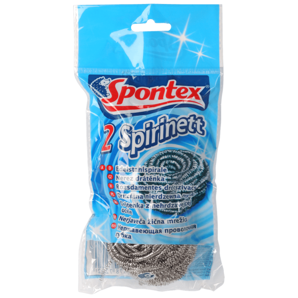 Spontex Spirinett nerezová drátěnka 2ks