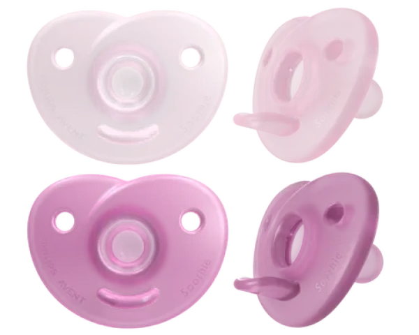 Philips Avent SCF099/27 ružová / Cumlík / 0-6 m / dievča / 2 ks