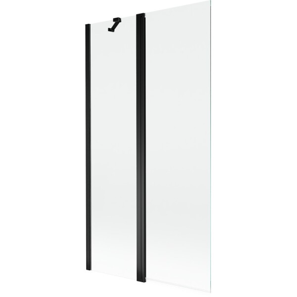 MEXEN - MIST vaňová zástena 100x150 cm 6mm f+s, čierna, číra 8A9-100-011-70-00