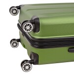 Sada cestovných kufrov Travelite City 4w S,M,L Green – súprava 3 kufrov