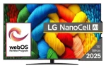 75" LG 75NANO81A3A čierna / Televízia / NanoCell / 4K UHD / WebOS / Wi-Fi / BT (75NANO81A3A)