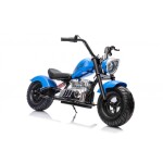 Mamido Detská elektrická motorka Chopper Warrior 36V modrá