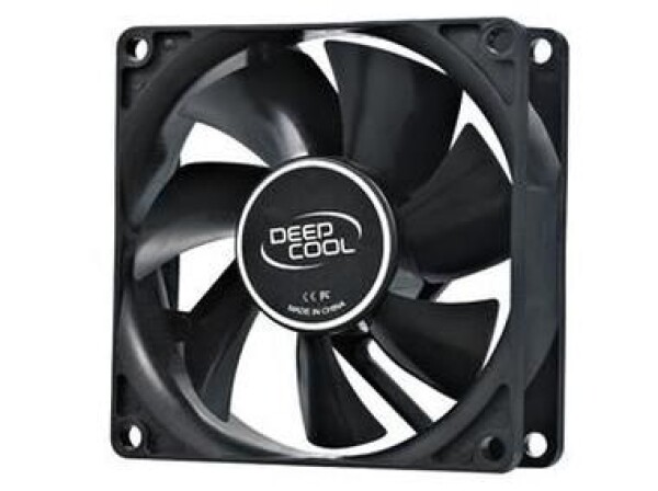 DEEPCOOL XFAN 80 CASE FAN / chladenie pre CASE / 80x80x25mm / čierny (XFAN 80)