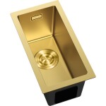 MEXEN - Trixo oceľový drez 1-bowl 230 x 440 mm, zlatá 6411221000-55