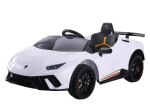 Mamido Detské elektrické autíčko Lamborghini Huracan 4x4 biele