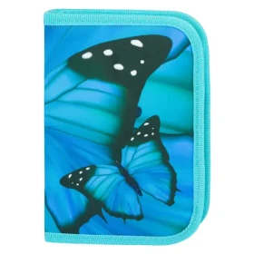 BAAGL Školský peračník klasik dve chlopne Butterfly / 20x15x3cm (A-32365)