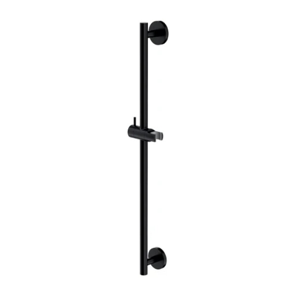 OMNIRES - Sprchová tyč s posuvným držiakom, 66 cm, čierna DR12BL