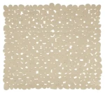 MSV GALETS protišmyková podložka do sprchy béžová / PVC / 53 x 53 cm