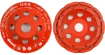 YATO Kotúč brúsny diamantový 125 x 22,2 mm (YT-6030) / Dvojradový / Pre uhlové brúsky / 12 200 ot/min (YT-6030)