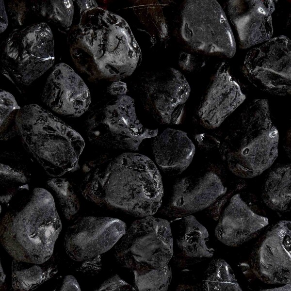 Granulati Zandobbio Okrasné kamene Nero Ebano 40 - 60 mm 25 kg