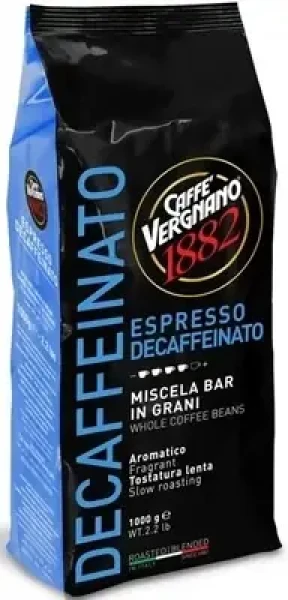 Vergnano Espresso Decaffeinato 1 kg / Zrnková káva / 100% Arabica (8001800000513)