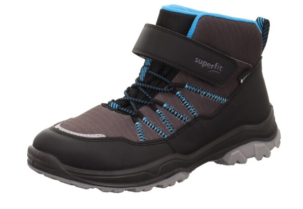 Chlapčenské zimné topánky JUPITER Black/Turquoise Gore-Tex, Superfit, 1-000055-0000 - 35