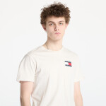 Tričko Tommy Jeans Slim Essential Tee Beige XXL