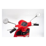 Mamido Detský elektrický skúter Vespa ROMA červený