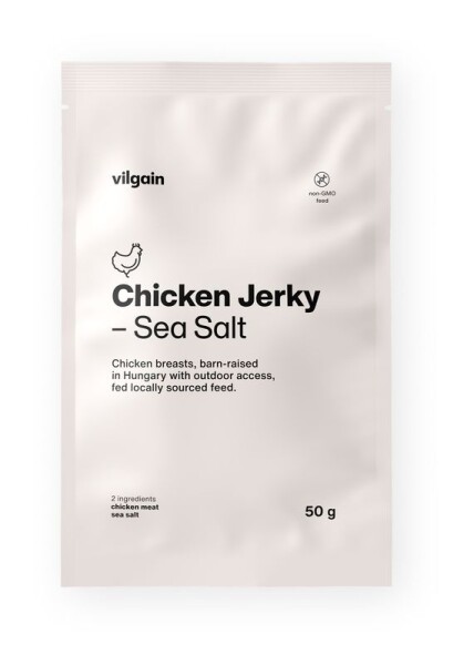 Vilgain Kuracie jerky – morská soľ 50 g