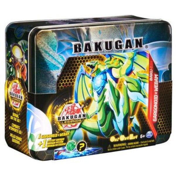 Spin Master Bakugan Plechový box s exkluzívnym Bakuganom S5