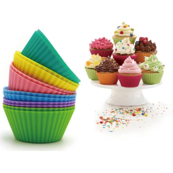 Silikónové košíčky 12 ks - Cakesicq - Cakesicq