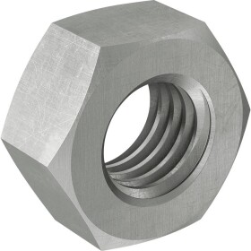 Fischer 537689 šesťhranná matica M12 ocel pozinkované žiarom 100 ks; 537689