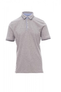 Payper Pánska polokošeľa CAMBRIDGE MELANGE Farba: Melánžová Sivá/ Námornícka Modrá, Veľkosť: 2XL (000919032713012XXL)